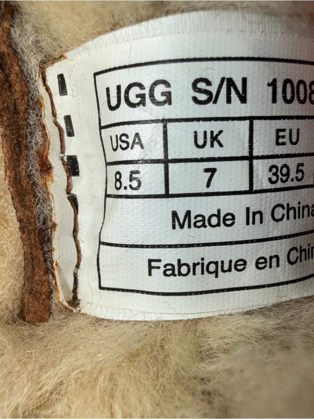 UGG Tall Suede Shearling-Lined Boots in Chestnut Brown